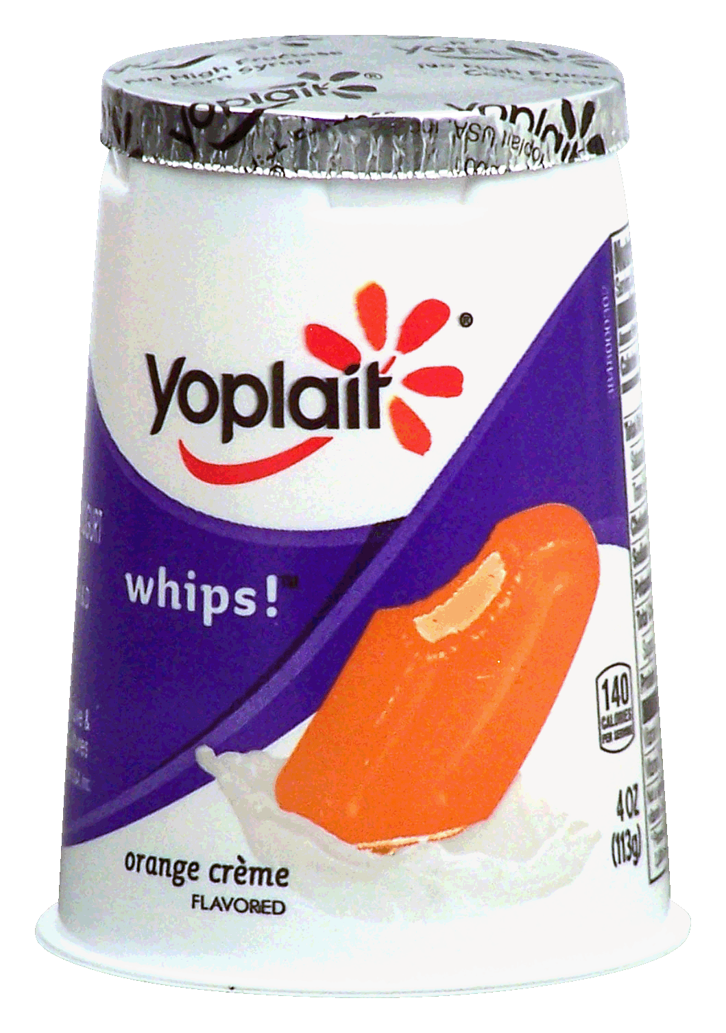 Yoplait Whips! lowfat yogurt mousse, orange creme Full-Size Picture